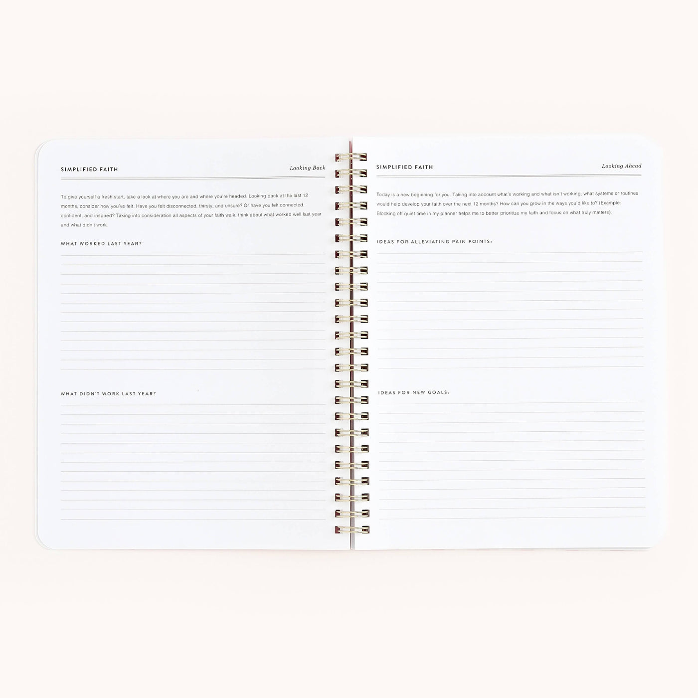 Simplifié par Emily Ley - Cahier d'exercices, Foi