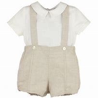 Lovers Linen Boy Set Beige