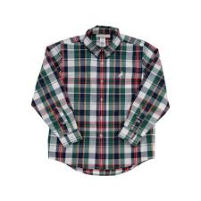 Dean's List Dress Shirt- Field Park Plaid