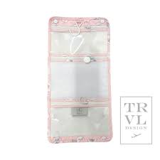 MINI ROLLUP HANGING BAG - Floral Medallion Pink