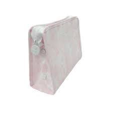 ROADIE MEDIUM Zip Pouch - Bunny Toile Pink