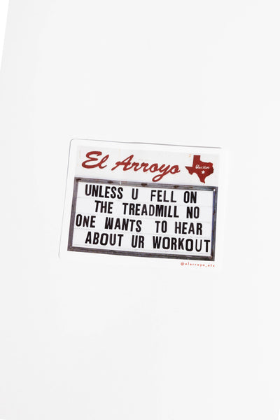 El Arroyo - Sticker - Ur Workout