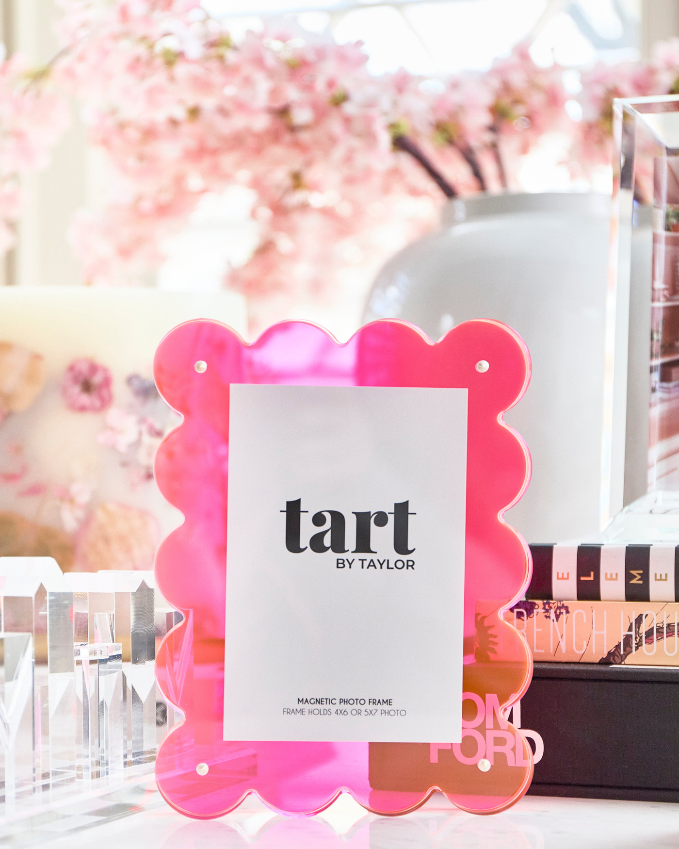 Tart By Taylor - Neon Pink Acrylic Picture Frame