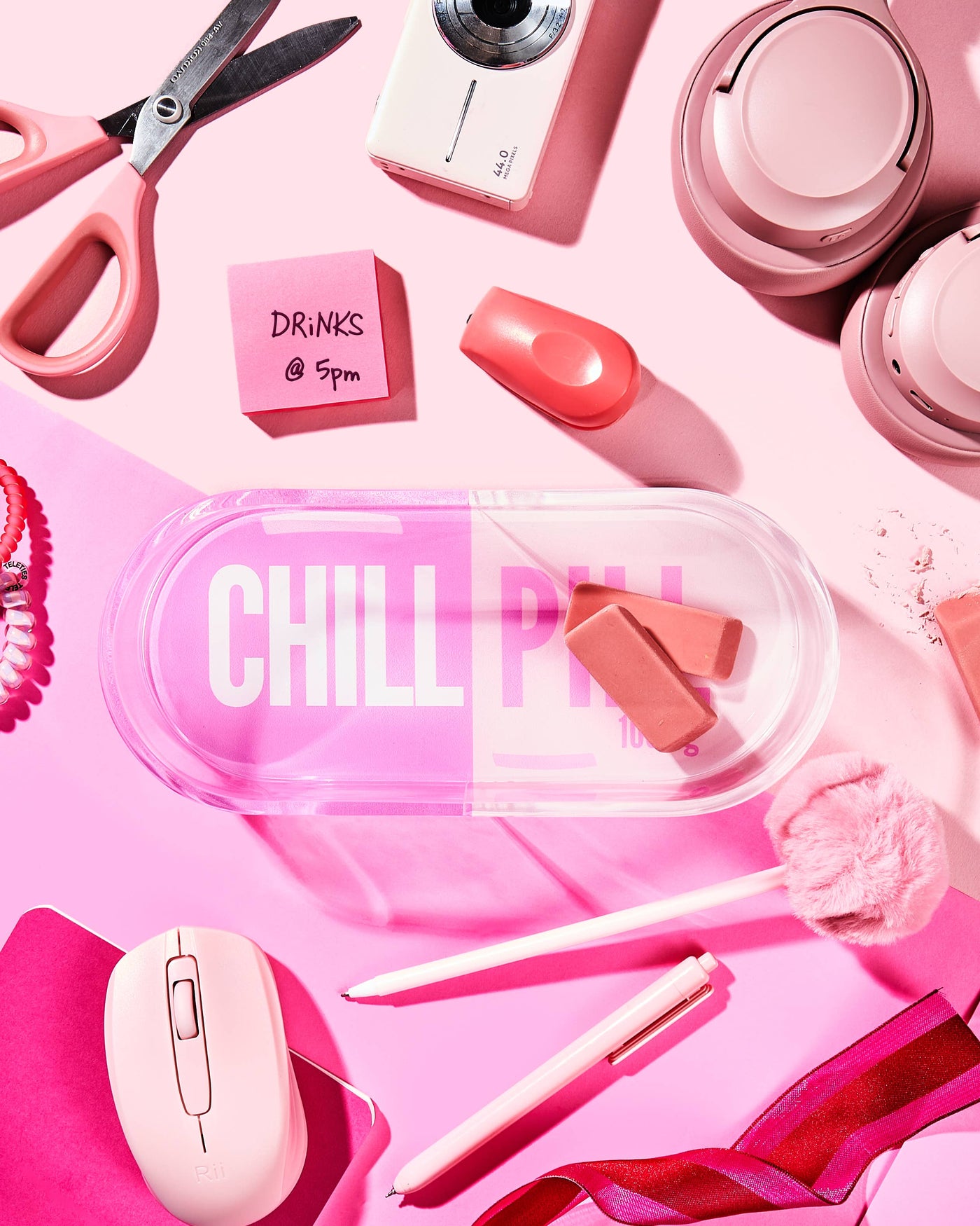 Tart By Taylor - Chill Pill Trinket Tray | Pink (Wholesale)