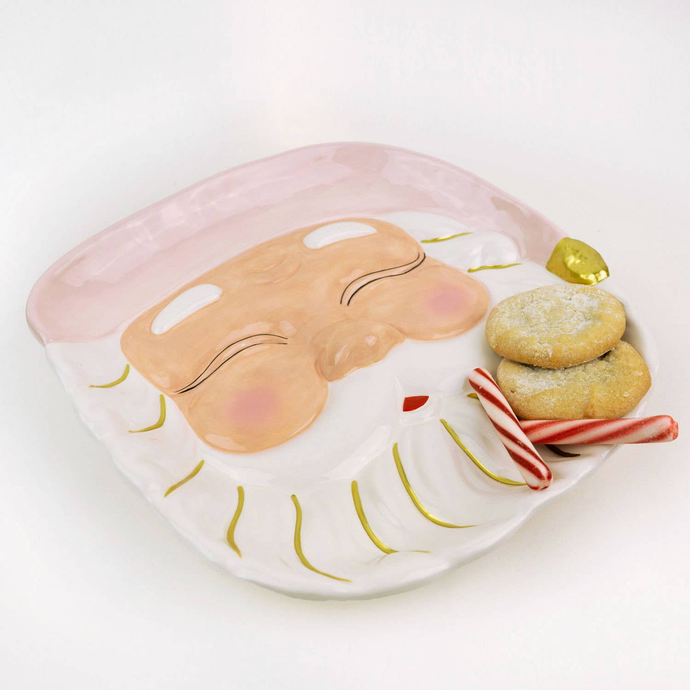 8 Oak Lane - Pink Santa Platter