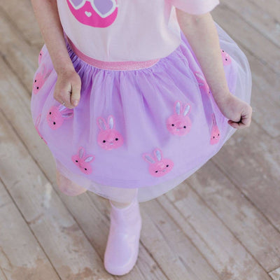 Sweet Wink - Lavender Bunny Tutu - Dress Up Skirt - Kids Easter Tutu