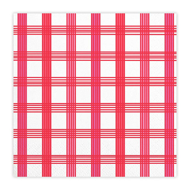 Red Gingham Napkins