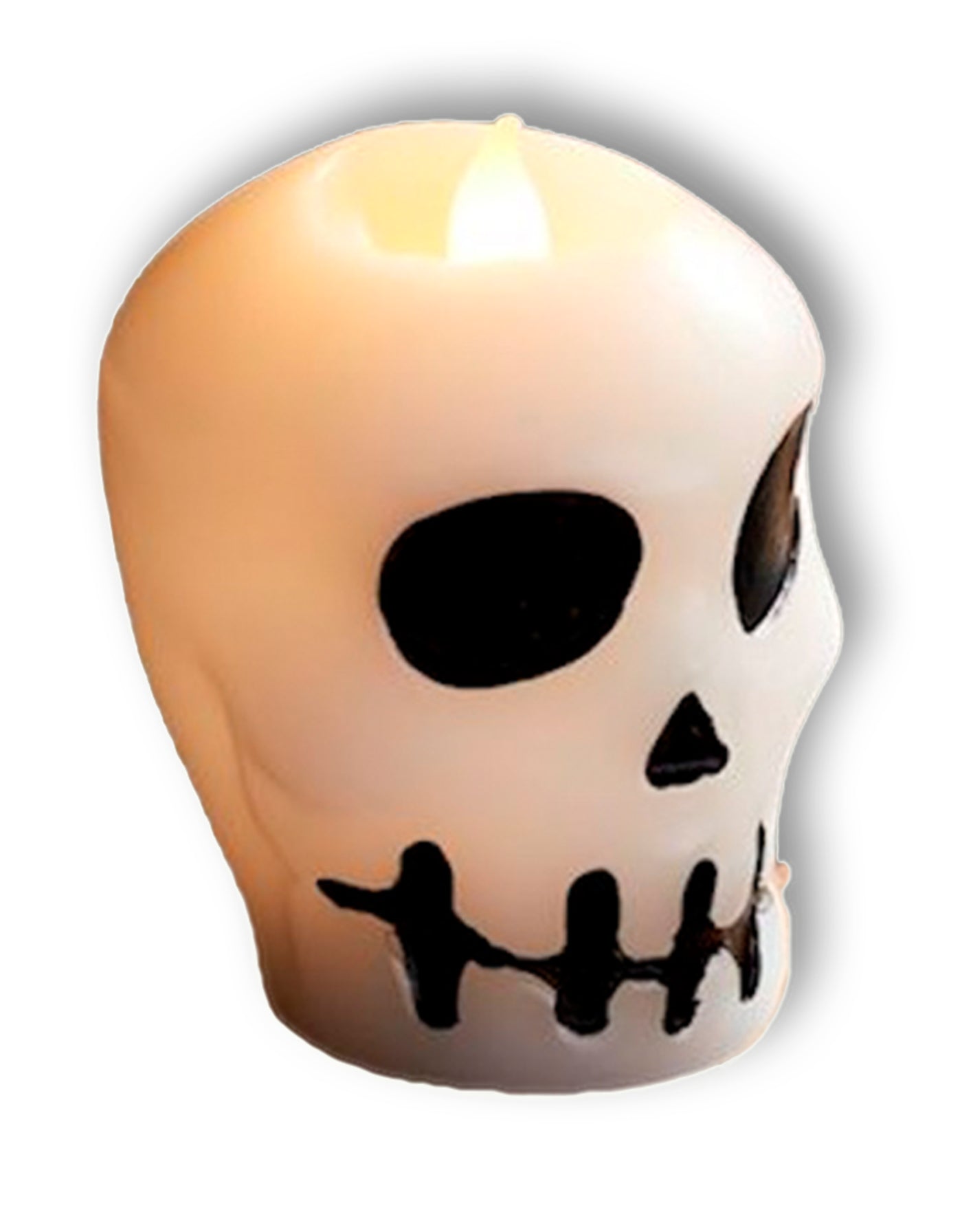 Skeleton Hal Flameless Candle