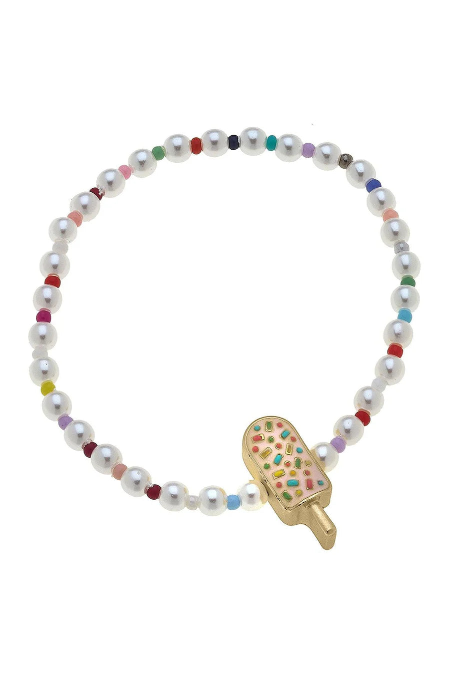 Bracelet pour enfant en perles de verre Samantha Popsicle