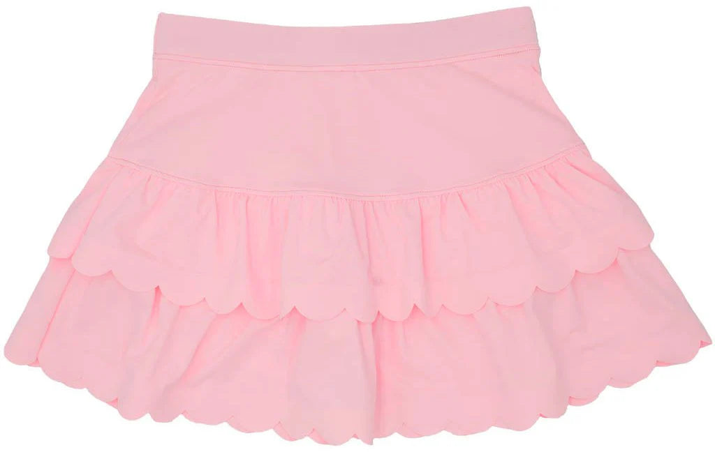 Pink Scalloped Skort