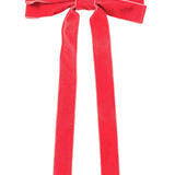 Viola Double Bow Barrette- Red