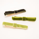 Viola Bow Clip Trio -Olive