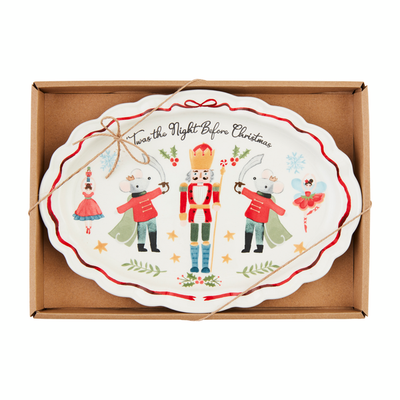 Nutcracker Boxed Sentiment Plate