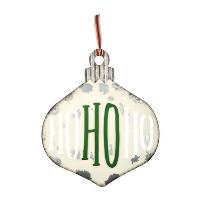 HO HO ORNAMENT DOOR HANGER