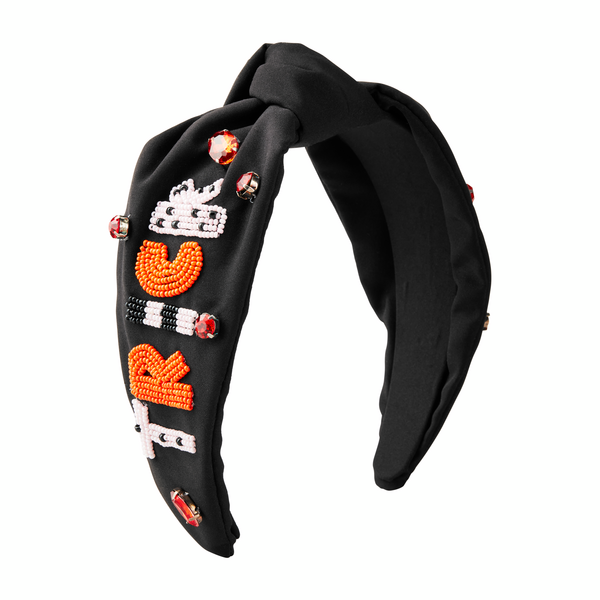 HALLOWEEN BEADED HEADBAND-BK