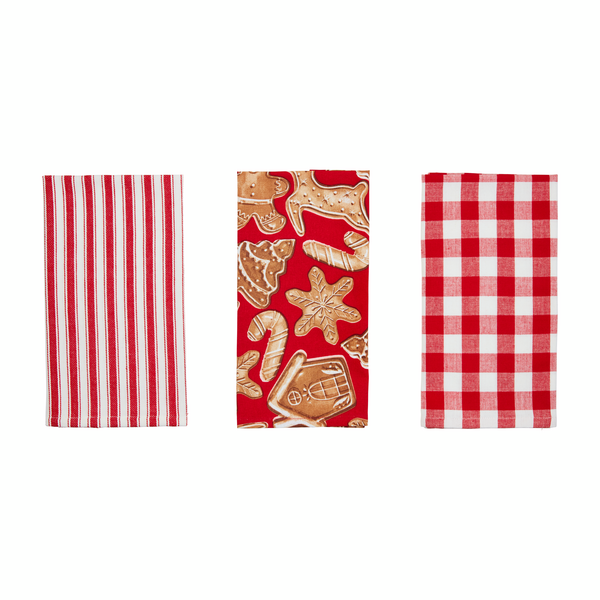 Cookie Print Gingerbread House Towel Set