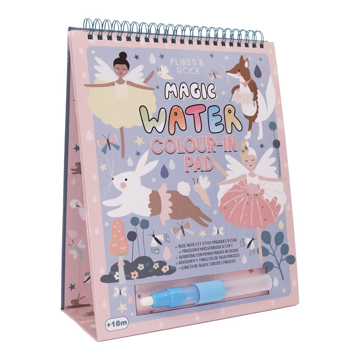 Floss and Rock - Magic Colour Changing Watercard Easel and Pen - Enchanted - Mumzie's Children