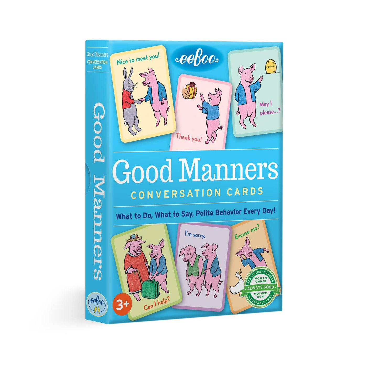 eeBoo - Good Manners Conversation Cards - Mumzie's Children