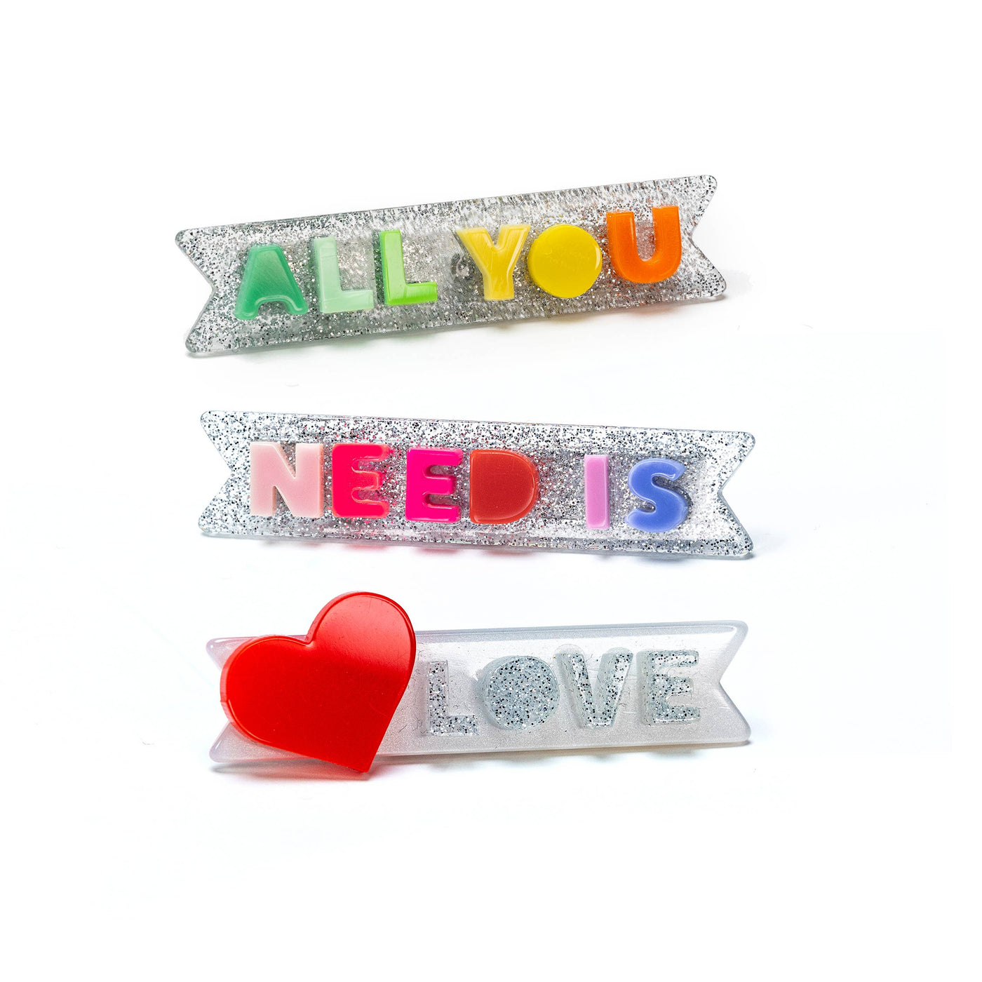 Lilies & Roses NY - SUM23 - All You Need Is Love Alligator Clip
