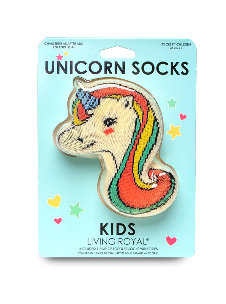 Living Royal - Calcetines 3D Unicornio Niños