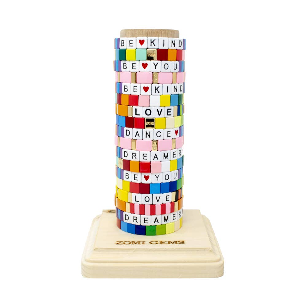 ZOMI-Rainbow Inspire Tile Bracelet