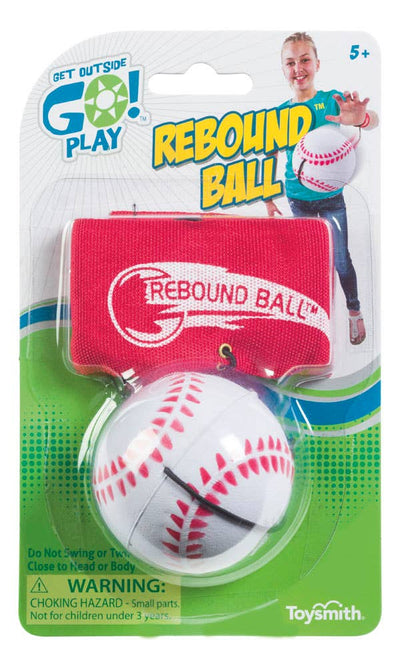 Toysmith - GO! Rebound Ball, Sponge Ball on 50" stretchable cord - Mumzie's Children