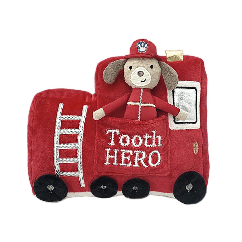 Firetruck Tooth Hero Doll and Pillow Set - Mumzie's Children