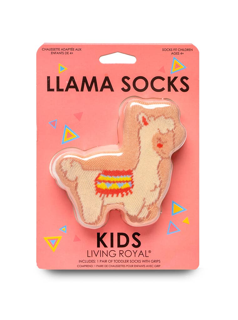 Living Royal - Chaussettes Lama 3D pour enfants