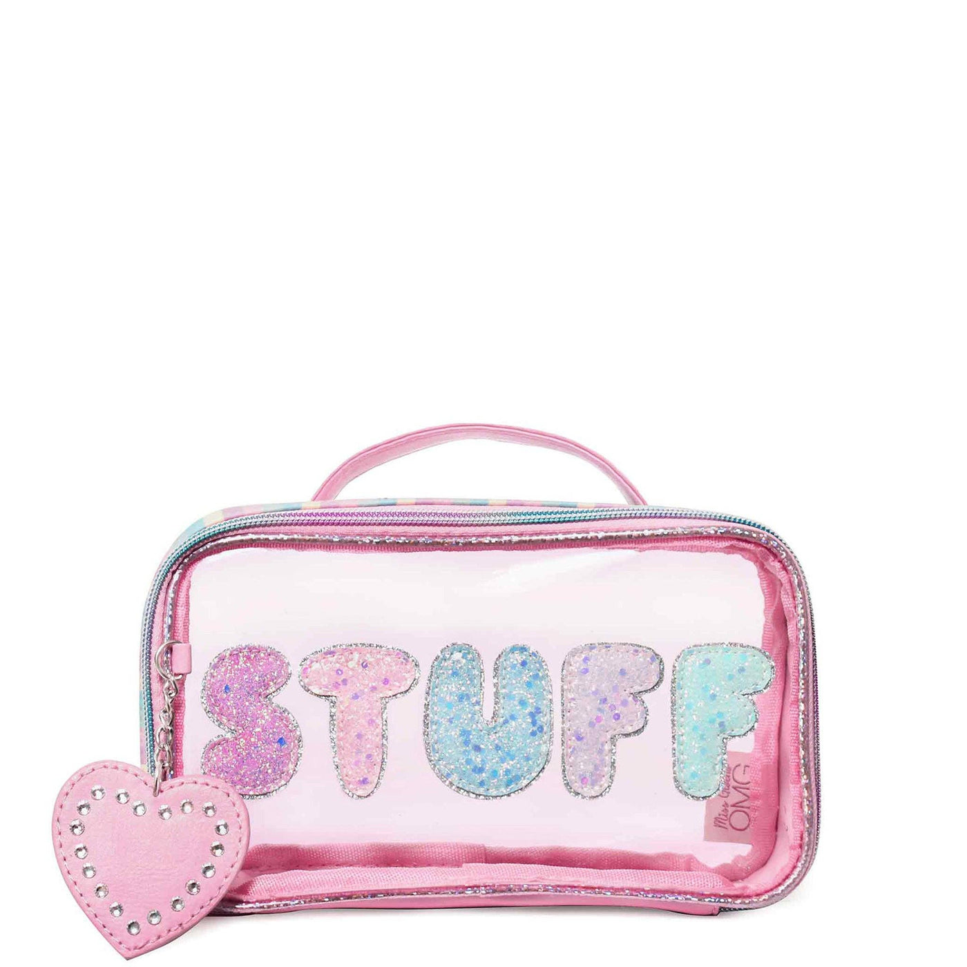 Miss Gwen's OMG Accessories - 'Stuff' Clear Top-Handle Pouch