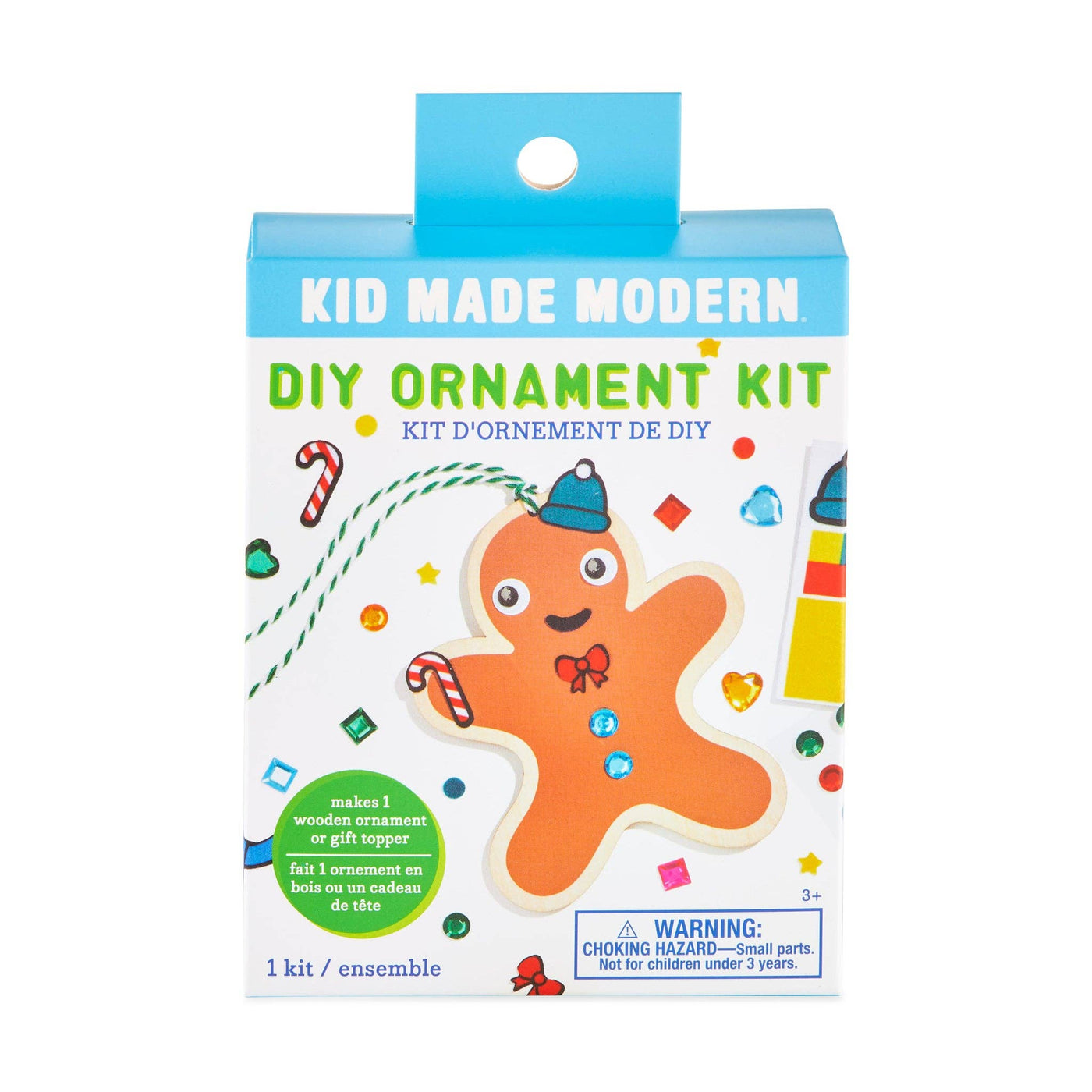 Kid Made Modern - Kits de adornos de bricolaje - Pan de jengibre