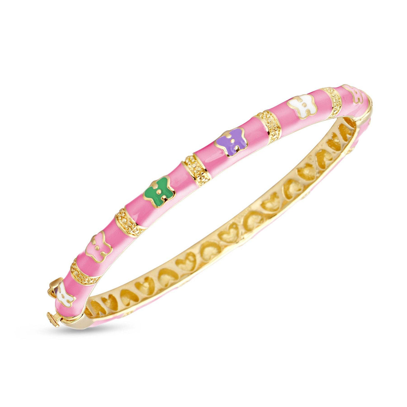 Lily Nily - Bamboo Butterfly Bangle - Pink