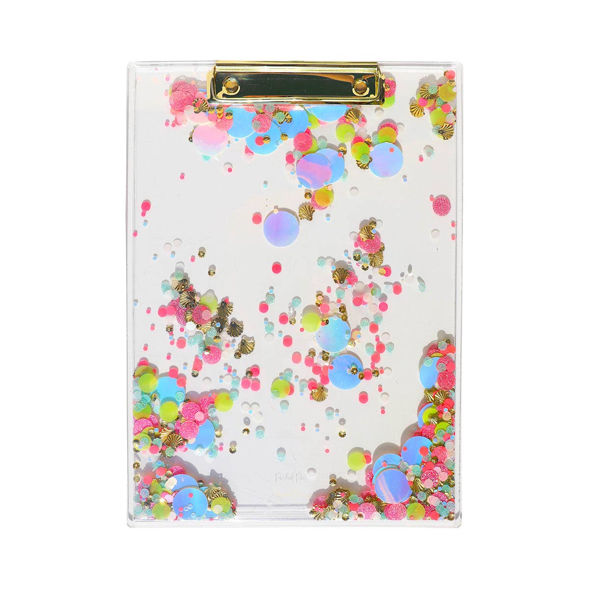 Packed Party - Shell-ebrate Confetti Clear Clipboard