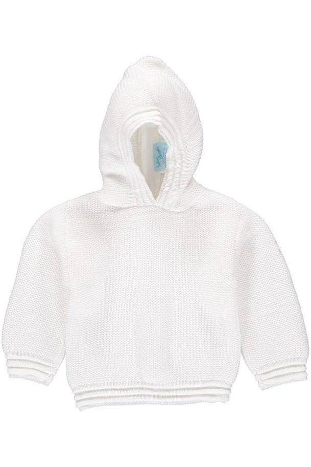 Julius Berger - Baby Hooded  Zip Back Sweater Made in USA - Mumzie's Children