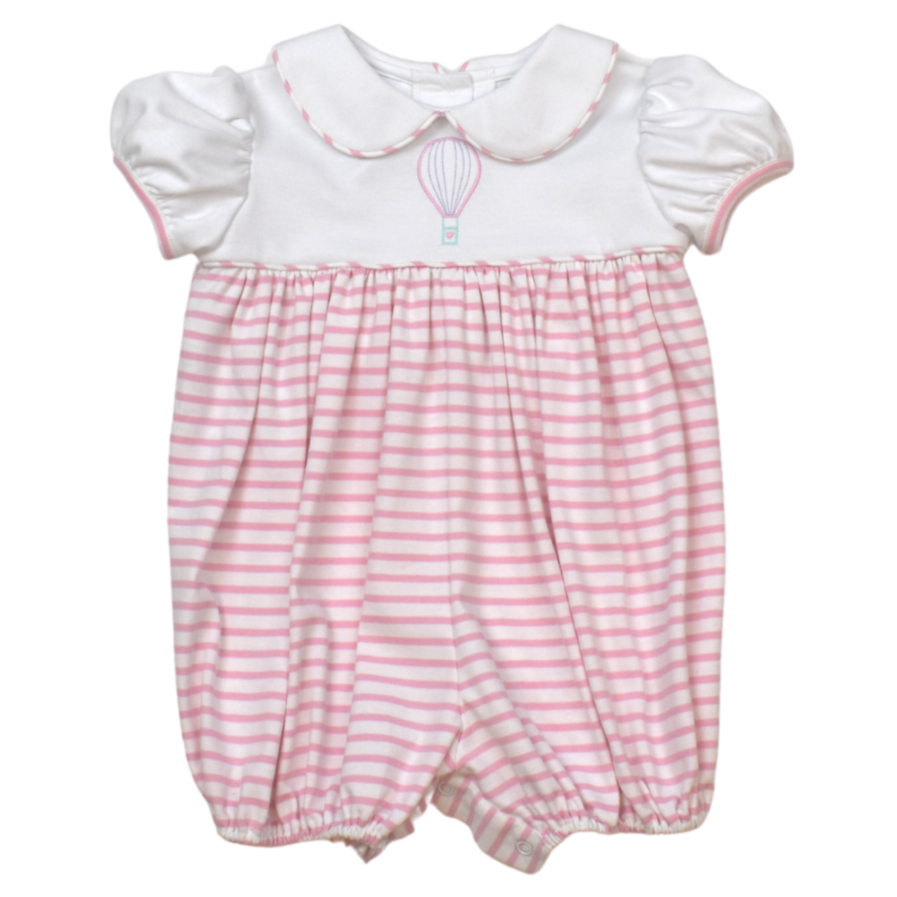 Charleston Bubble - Pink/White Stripe - Mumzie's Children