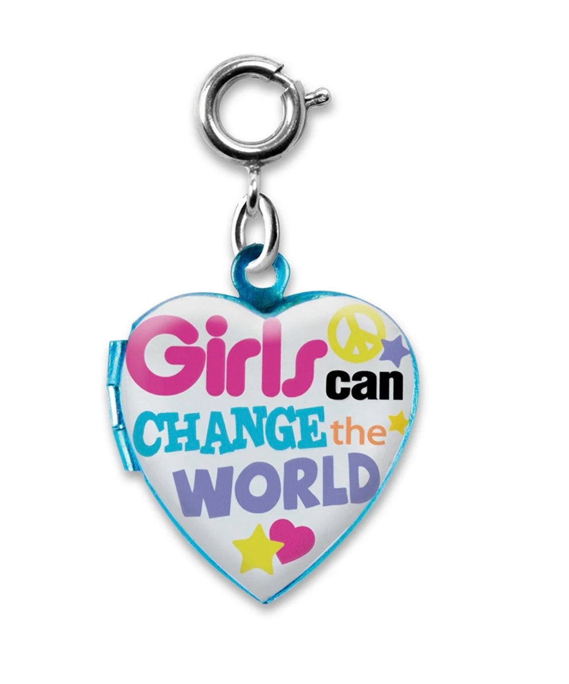 Charm it-Girls can change the world locket Charm - Mumzie's Children