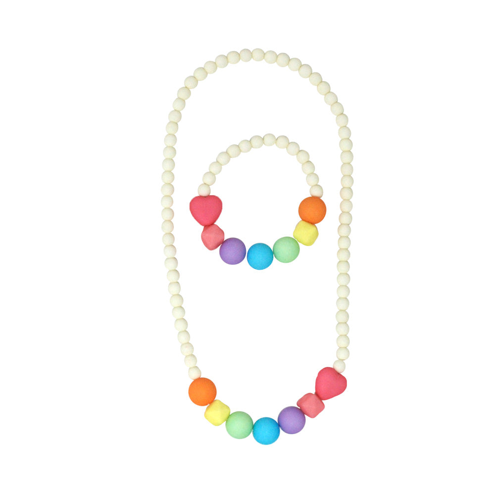 Over the Rainbow Necklace and Bracelet Set - Mumzie's Children