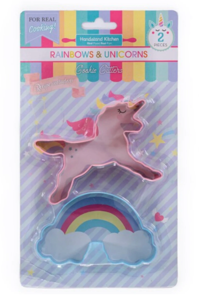Rainbows and Unicorns Cookie Cutter 2 Pack - Mumzie's Children