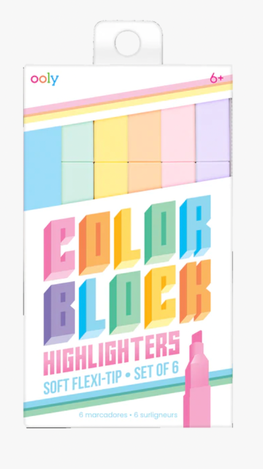 Color Block Highlighters - Mumzie's Children