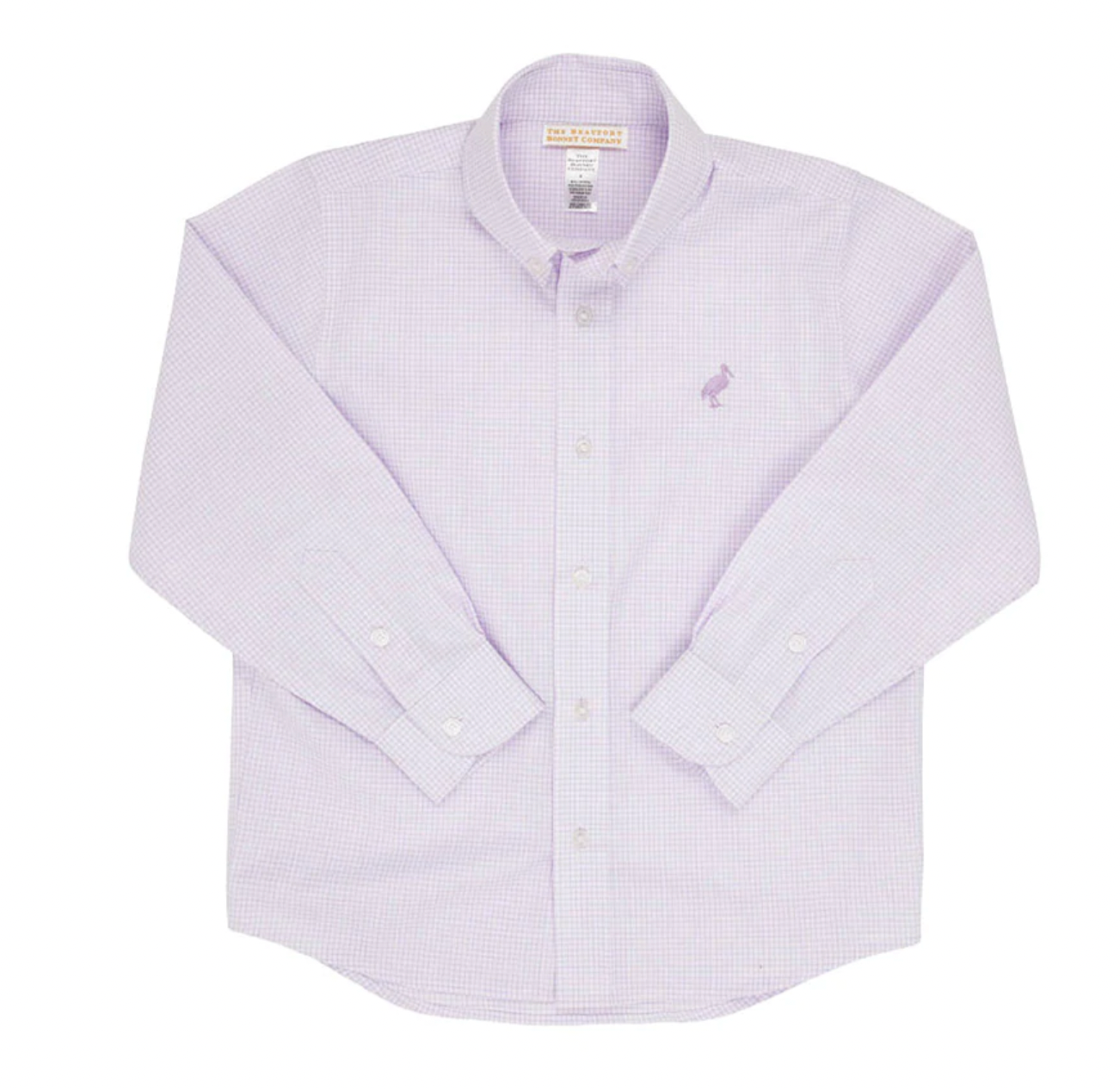 Deans List Dress Shirt-Lauderdale Lavender Mini Check - Mumzie's Children