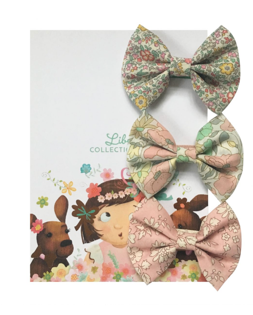 Milledeux Gift Set-3 bowtie bows-Pinks - Mumzie's Children