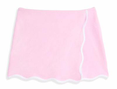 Scalloped Tennis Skort-Pink w/White - Mumzie's Children