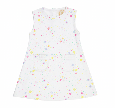 Lizzies Luxe Leisure Dress-Ruffle-Confetti - Mumzie's Children