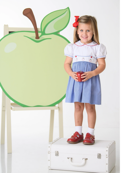 May May Dress-Apple - Mumzie's Children