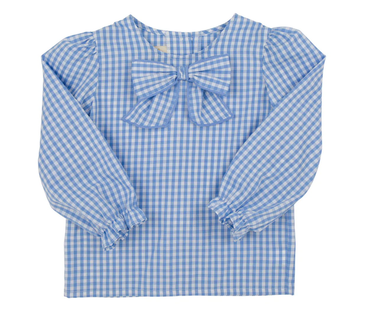 Blusa Beatrice Bow-Cuadros Periwinkle