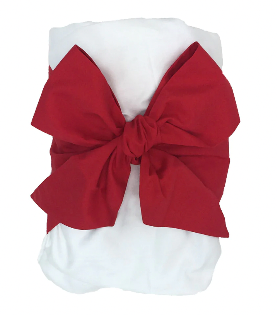 Bow Swaddle-Red