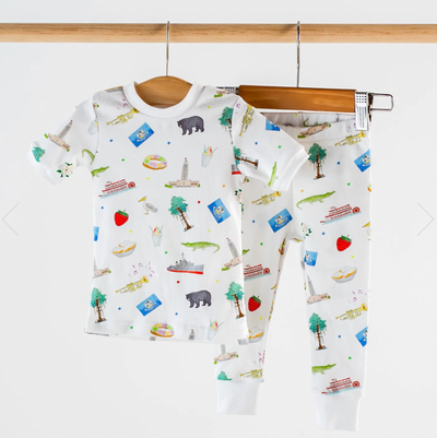 Pyjama biologique Louisiane pour enfants