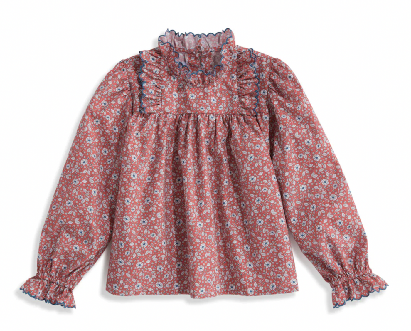 Eleanor Floral Lucille Ruffle Blouse