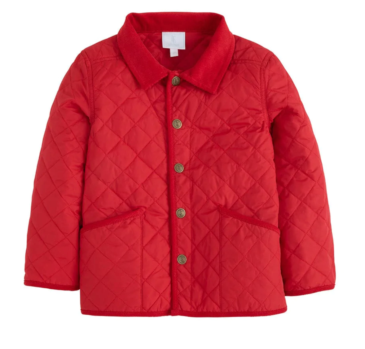 Classic Quilted Jacket-Red