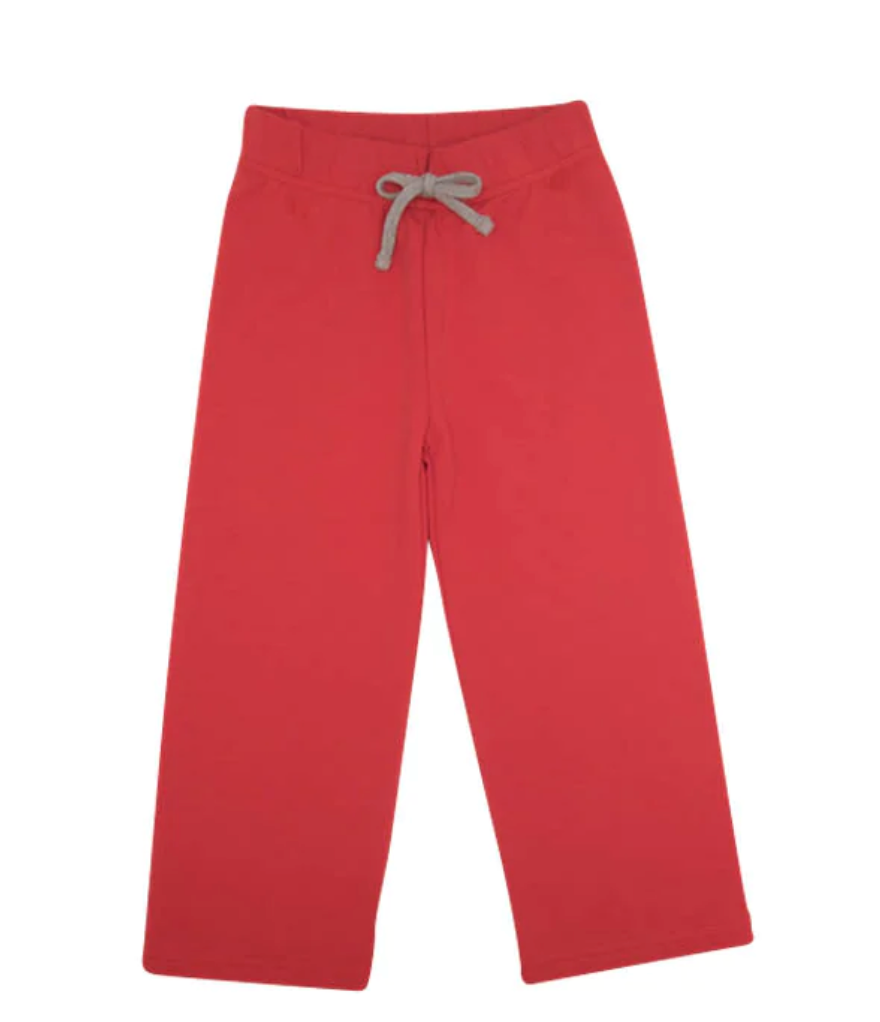 Sunday Style Sweatpant-Red/Grey