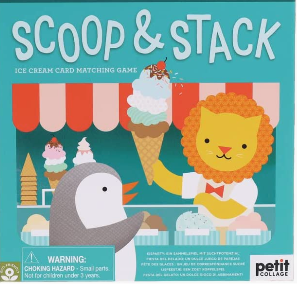 Scoop and Stack Card Matching Game